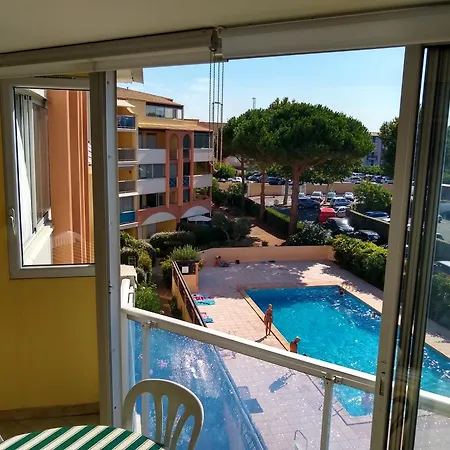 Appartement Cap D'Agde Dans Residence Avec Piscine Exterior photo